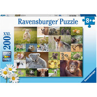 Ravensburger 200pc Cute Animal Babies Jigsaw Puzzle