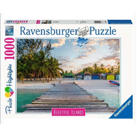 Ravensburger Beautiful Islands Maldives 1000pc Jigsaw Puzzle