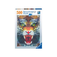 Ravensburger 500pc Polygon Lion Jigsaw Puzzle