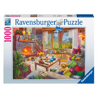 Ravensburger 1000pc Cozy Cabin Jigsaw Puzzle