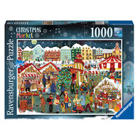 Ravensburger 1000pc Christmas Market Jigsaw Puzzle