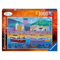 Ravensburger 1000pc Alisa Black Harbour Life Jigsaw Puzzle