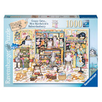 Ravensburger 1000pc Crazy Cats: Haberdashery Jigsaw Puzzle