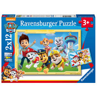 Ravensburger 2x12pc Paw Patrol Super Sleuths Jigsaw Puzzle