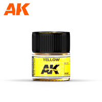 AK Interactive Real Colors: Yellow Acrylic Lacquer Paint 10ml [RC007]