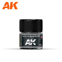 AK Interactive Real Colors: S.C.C. 14 Blue Black Acrylic Lacquer Paint 10ml [RC036]