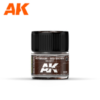 AK Interactive Real Colors: Rotbraun-Red Brown RAL 8017  Acrylic Lacquer Paint 10ml [RC068]