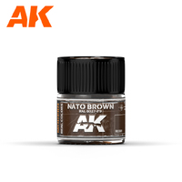 AK Interactive Real Colors: Nato Brown RAL 8027 F9 Acrylic Lacquer Paint 10ml [RC081]