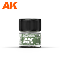 AK Interactive Real Colors: Olive Green/USMC Green RAL 6003/FS34095 Acrylic Lacquer Paint 10ml [RC209]