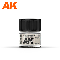 AK Interactive Real Colors: Steingrau-Stone Grey RAL 7030 Acrylic Lacquer Paint 10ml [RC213]