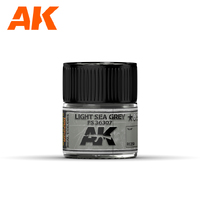 AK Interactive Real Colors: Light Sea Grey FS 36307 Acrylic Lacquer Paint 10ml [RC250]