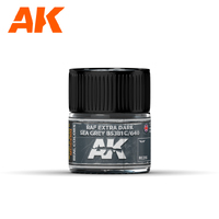 AK Interactive Real Colors: RAF Extra Dark Sea Grey BS381C/640 - Acrylic Lacquer Paint 10ml [RC295]