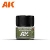 AK Interactive Real Colors: IJN M3 (N) Nakajima Interior Green Acrylic Lacquer Paint 10ml [RC307]