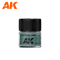 AK Interactive Real Colors: MIG-29 Grey Green Acrylic Lacquer Paint 10ml [RC338]