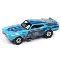 Racing Champions 1/64 1973 Mustang Funny Car Harry Blue max 