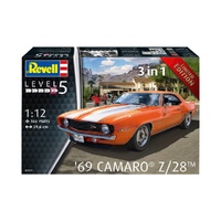 Revell 1/12 1969 Chevrolet Camaro Plastic Model Kit