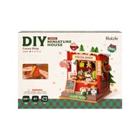 Rolife DIY Mini House Cocoa Shop Wooden Model Kit