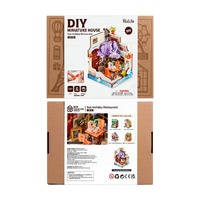 Rolife Diy Mini House Sea Holiday Restaurant Room Kit