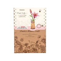 Rolife Wood Bloom Pink Lily Wooden Model Kit