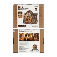 Rolife DIY Mini House The Magic Study Wooden Model Kit