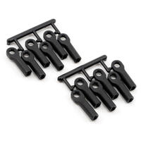 RPM Long Rod Ends - Black 80512