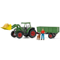 Schleich - Tractor with trailer