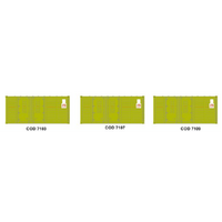 SDS Models HO 20' Containers Triple Pack COD Pack A