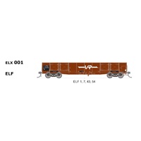 SDS Models HO Open Wagon ELF (1,7,43,54) 4 Car Pack