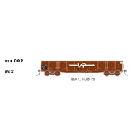 SDS Models HO Open Wagon ELX (1,16,65,73) 4 Car Pack