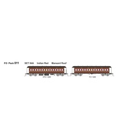 SDS HO Austrains Neo Pack 011 Set 94A Indian Red Mansard Roof 2 Car Pack