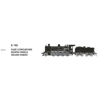 SDS Models HO K Class 192 Plate Cowcatcher Boxpok Wheels Welded Tender DCC Locomotive