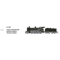 SDS Models HO K Class 192 Plate Cowcatcher Boxpok Wheels Welded Tender Locomotive