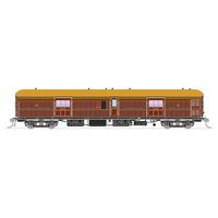 SDS HO MHO 1908 Brake Van Tuscan/Full Lining