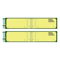 SDS Models HO LRC 40' Refrigerated Container Banana Growers Federation 2 Pack