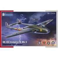 Special Hobby 1/72 DH.100 Vampire FB.Mk.9 "Tropicalised Fighter-Bomber" Plastic Model Kit