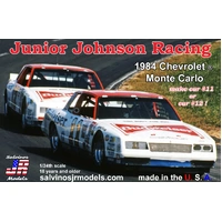 Salvinos J R 1/24 1984 Junior Johnson Racing #11/#12 Darrel Waltrip/Neil Bonnett Chevrolet Monte Carlo Plastic Model Kit [JJMC1984DN]