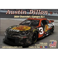 Salvinos J R 1/24 Richard Childress Racing 2024 Austin Dillon #3 Camaro "Bass Pro Shops" Plastic Model Kit [RCC2024ADP]