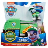 Paw Patrol Sustainable Basic Vehicle - Rocky Recycle Truck