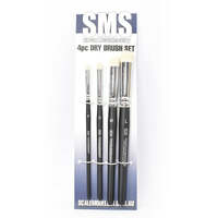 Scale Modeller Supply Synthetic Dry Brush Set (4pcs)