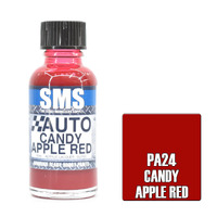 Scale Modellers Supply Auto Colour Candy Apple Red 30mL Lacquer Paint