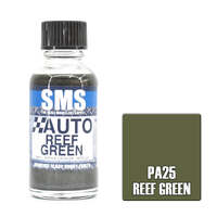 Scale Modeller Supply Auto Colour Reef Green Metallic 30mL Acrylic Lacquer Paint