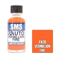 Scale Modellers Supply Auto Colour Vermillion Fire 30mL