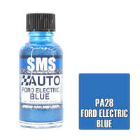 Scale Modeller Supply Auto Colour Ford Electric Blue Metallic 30mL Acrylic Lacquer Paint