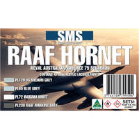 Scale Modeller Supply RAAF 75 Squadron Hornet 4 Colour Acrylic Lacquer Paint Set