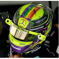 Spark 1/5 Lewis Hamilton - Mercedes-AMG - 2023 Resin Model Helmet