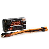 Spektrum 6300mAh 2S 7.6V 120c Smart Pro Race HV LiPo Battery with 5mm Bullets