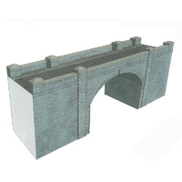 Superquick OO Bridge Tunnel Entrance Blue Brick Card Kit