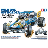 Tamiya 58695 1/10 R/C 2WD Wild One Off-Roader Blockhead Motors Car RC Kit (No ESC)