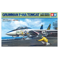 Tamiya 1/48 Grumman F-14A Tomcat (Late Model) Carrier Launch Plastic Model Kit