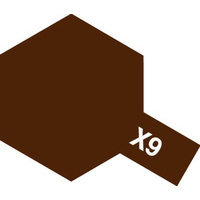 Tamiya Acrylic Mini X-9 Brown 10mL Paint 81509